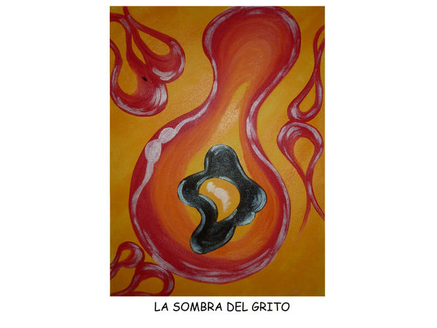 La sombra del grito Oil Canvas Others