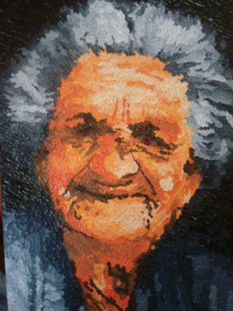 ROSTRO DE ANCIANA