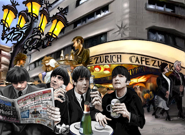 Beatles en el Zurich de Barcelona