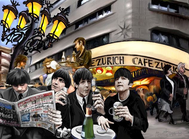 Beatles en el Zurich de Barcelona 