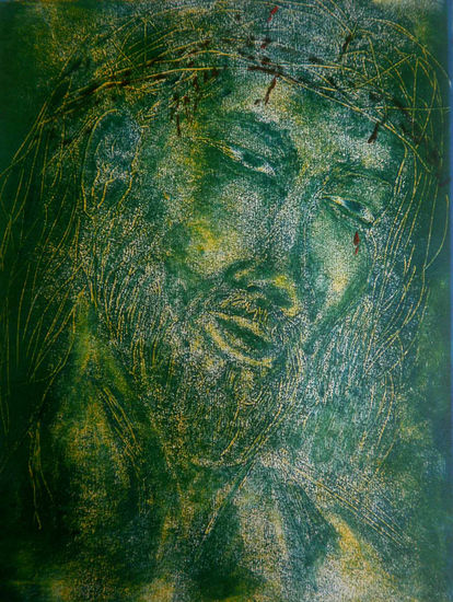 el rostro de cristo 1 Serigraph Ink