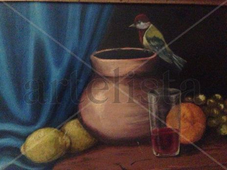 Bodegón con Pajarito