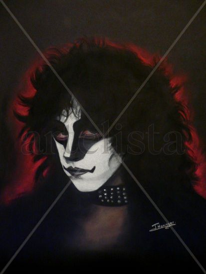 Retrato Eric Carr - Kiss Pastel Papel Retrato