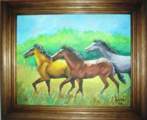 sALvAjEs del  ViEnTo * Oil Canvas Animals