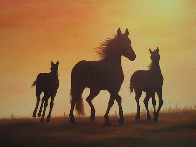 dAnzA del AlBa * Oil Canvas Animals