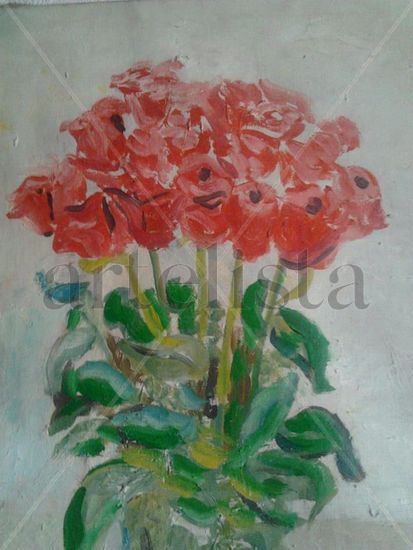 Rojas Oil Canvas Floral Painting