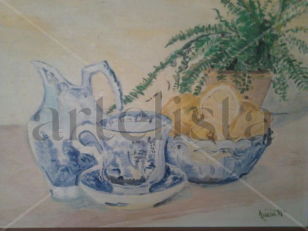 Limones Oil Canvas Still Life Paintings