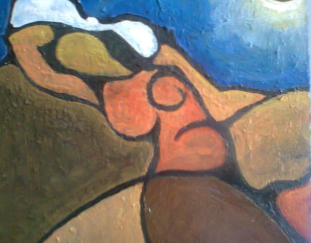 TIERRA DE CAMPOS. Oil Panel Landscaping