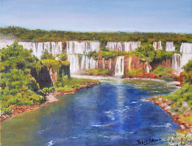 Cataratas de Iguazú Oil Canvas Landscaping