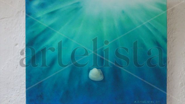 Venus Mixed media Canvas Marine Painting