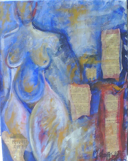 Dublin Acrylic Canvas Nude Paintings