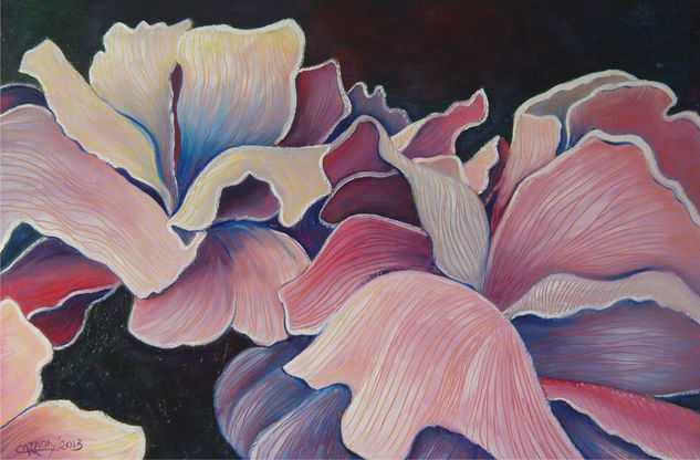 ORQUIDEAS Oil Canvas Floral Painting