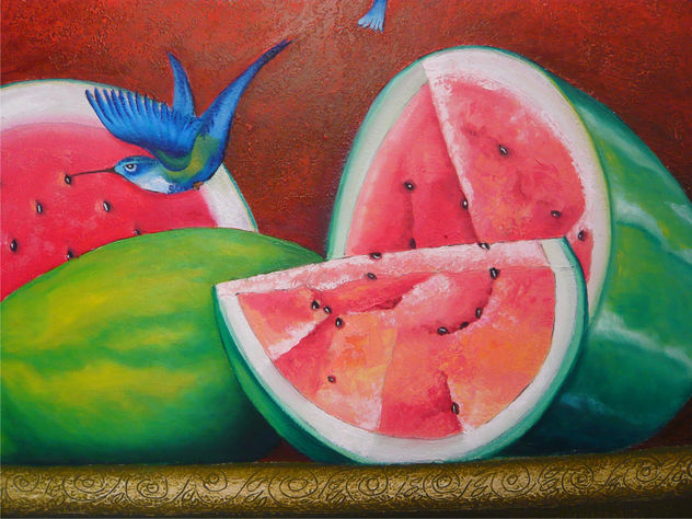 SINFONÍA EN AZUL (Detalle)