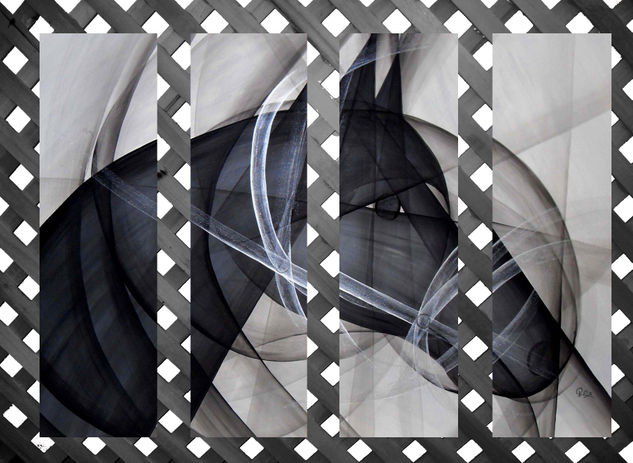 CABALLO GRIS nuevo marco Acrylic Panel Animals