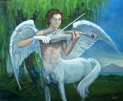 Centauro musico-alado