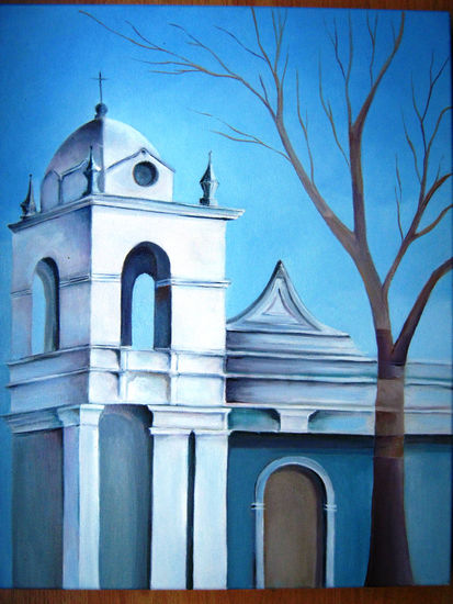 Santo Domingo Oil Canvas Landscaping