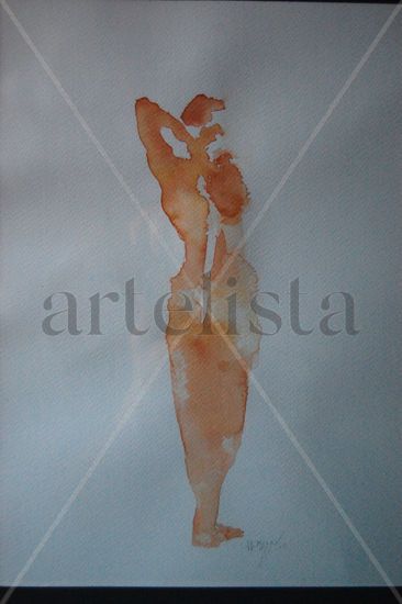 EVA Watercolour Paper Nude Paintings