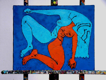 Pair blue 1
