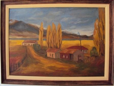 Otoño en el sur Oil Canvas Landscaping