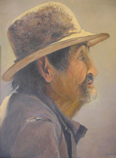 retrato Oil Canvas Portrait