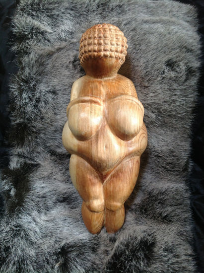 Venus Willendorf. Wood Figurative