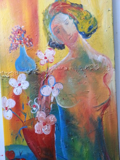 " romantica " Acrylic Canvas Figure Painting