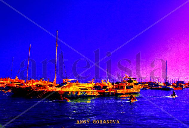 "VERANO AZUL A ATARDECER"