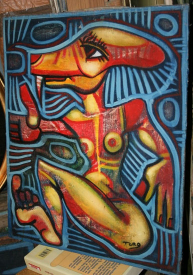 Tribal Oil Canvas Portrait