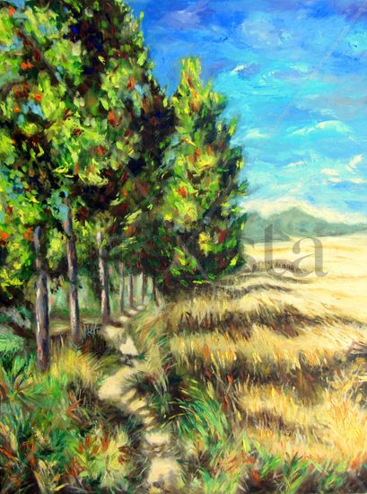 Se acerca el otoño... Oil Canvas Landscaping