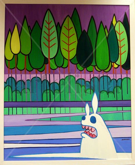 El conejo aullador