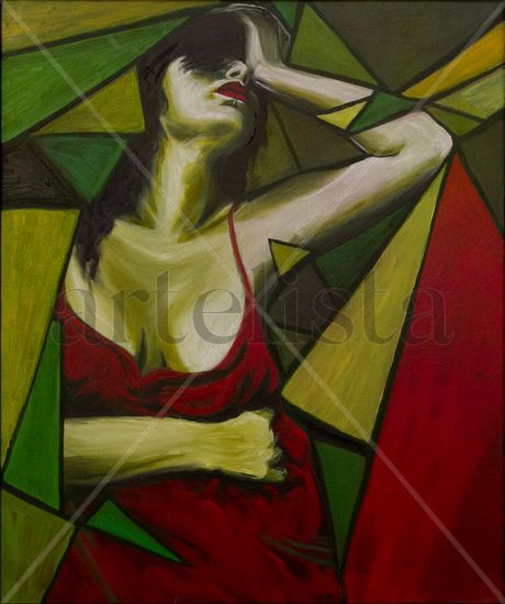 Mujer Oil Canvas Portrait