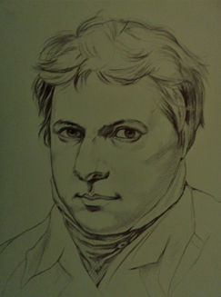 retrato de ingres Tinta