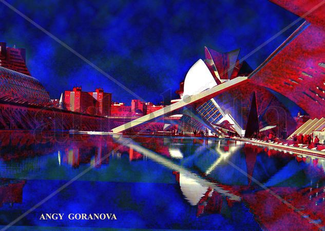 "LA CIUDAD DE LAS ARTES Y LAS CIENCIAS" Architecture and Interiorism Color (Digital)