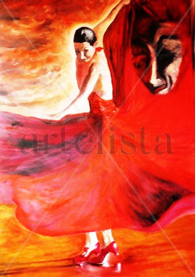 CARMEN Oil Canvas Figure Painting