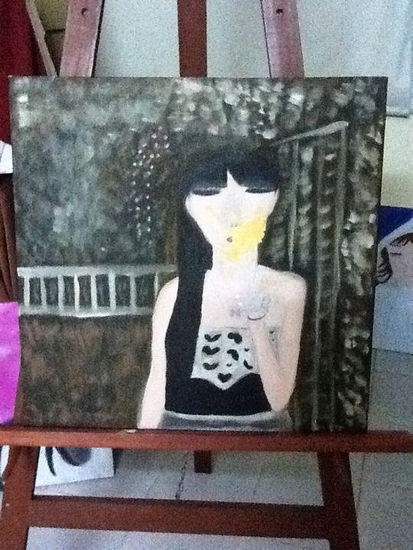 melancolia Oil Canvas Figure Painting