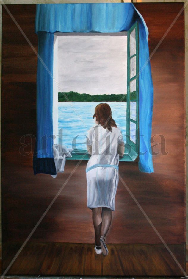 Muchacha en la ventana