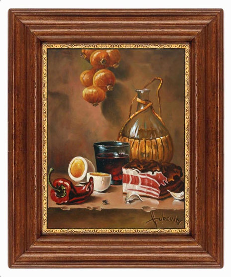 Still life with bacon