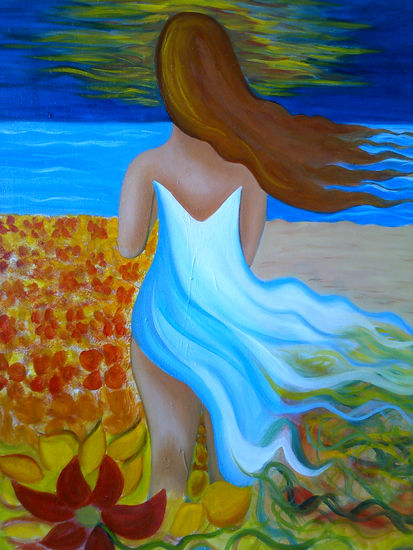 ¨Mujer al natural¨ Oil Canvas Others