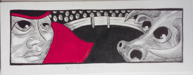 VES - TIA Ink Paper Figure Painting