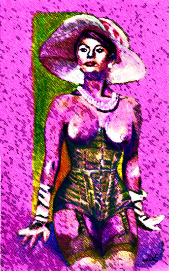 SOFIA LOREN Mixed Media