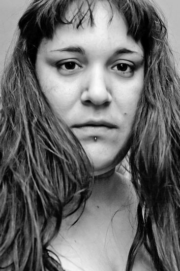 Retrato Ruidoso Retrato Blanco y Negro (Digital)