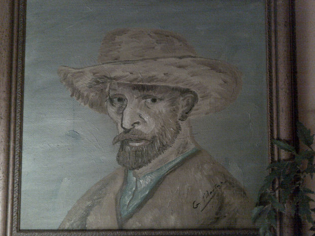 VAN GOGH Oil Panel Portrait