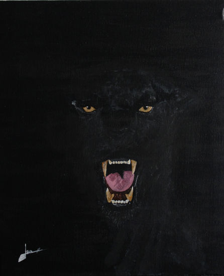 Pantera. Acrylic Canvas Animals