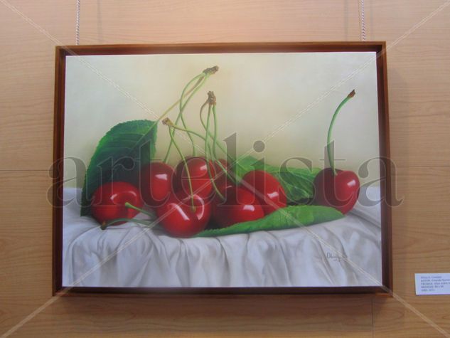 Cerezas Oil Canvas Still Life Paintings