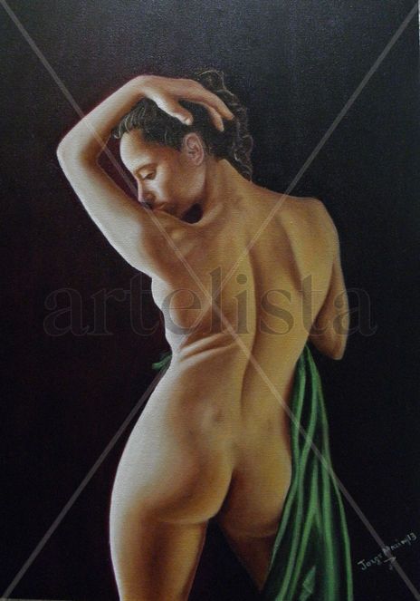 Barbara de espaldas...