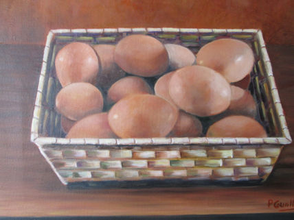 Cesta de huevos