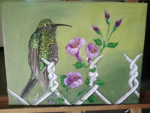 Colibri Urbano 2 Oil Canvas Landscaping