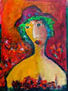 LAUBAR - SIMPLE WOMAN - OIL ON CANVAS PRINT  1/10 2013