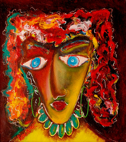 ART Laubar - SKAAMVROU 2013 oil Print 1/10 - 2013 Oil Canvas Portrait