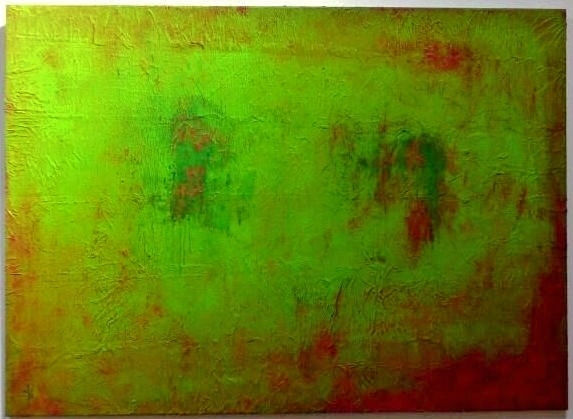 Verde y sangre Acrylic Canvas Others